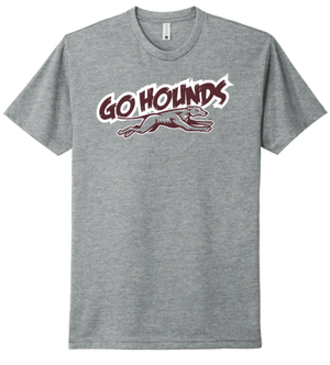 Custom Apparel - Screen Printing - ERPS Staff Apparel - Adult Unisex Go Hounds T-Shirt - T-shirt - ERPS Staff Apparel - 14623