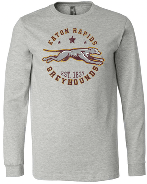 Custom Apparel - Screen Printing - ERPS Staff Apparel - Adult Unisex Grey Long Sleeve T-Shirt - Long Sleeve T-Shirt - ERPS Staff Apparel - 14623