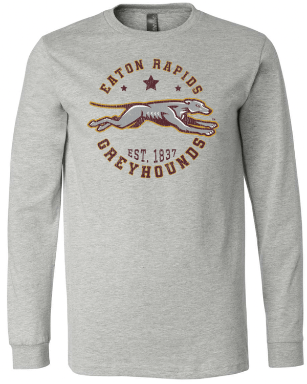 Custom Apparel - Screen Printing - ERPS Staff Apparel - Adult Unisex Grey Long Sleeve T-Shirt - Long Sleeve T-Shirt - ERPS Staff Apparel - 14623