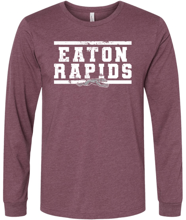 Custom Apparel - Screen Printing - ERPS Staff Apparel - Adult Unisex Maroon Long Sleeve T-Shirt - Long Sleeve T-Shirt - ERPS Staff Apparel - 14623