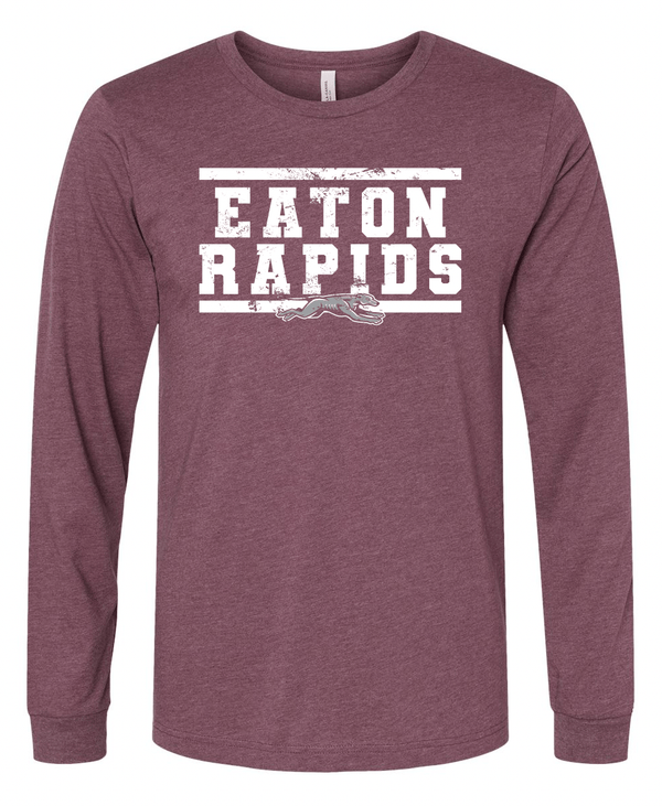 Custom Apparel - Screen Printing - ERPS Staff Apparel - Maroon Long Sleeve T-Shirt - Long Sleeve - ERPS 2024 Staff Apparel - 16428