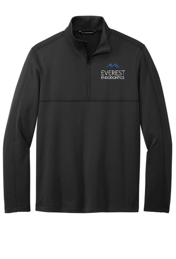 Custom Apparel - Screen Printing - Everest Endodontics - Adult Unisex 1/4 zip Smooth Fleece - Everest Endodontics Staff Store - 14895
