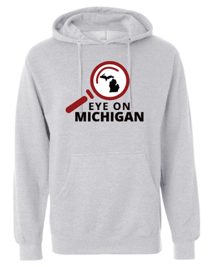 Custom Printed Apparel | Eye on Michigan 2025 | Adult Unisex Hoodie - Eye on Michigan - 18721