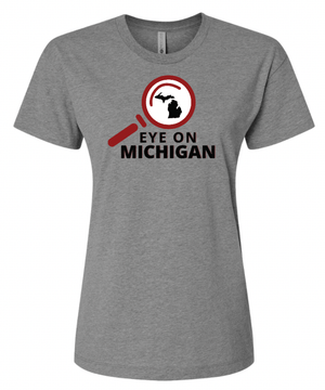 Custom Printed Apparel | Eye on Michigan 2025 | Women's Relaxed T-Shirt - Eye on Michigan - 18721