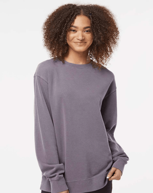 Custom Apparel - Screen Printing - Fabricated Customs Halloween - Adult Midweight Pigment Dyed Crewneck Sweatshirt (Pigment Black/ Pigment Plum/ Pigment Alpine) - FC Halloween - 16721