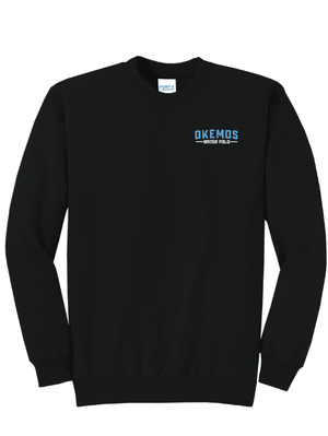 Custom Printed Apparel | Fleece Crewneck Sweatshirt | Okemos Water Polo Apparel Fall 2026 - Okemos Water Polo Fall 2026