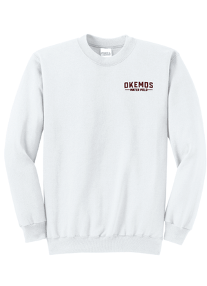 Custom Printed Apparel | Fleece Crewneck Sweatshirt | Okemos Water Polo Apparel Fall 2026 - Okemos Water Polo Fall 2026