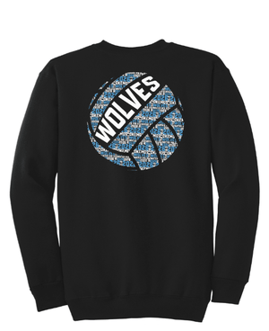 Custom Printed Apparel | Fleece Crewneck Sweatshirt -TALL- | Okemos Water Polo Apparel Fall 2026 - Okemos Water Polo Fall 2026