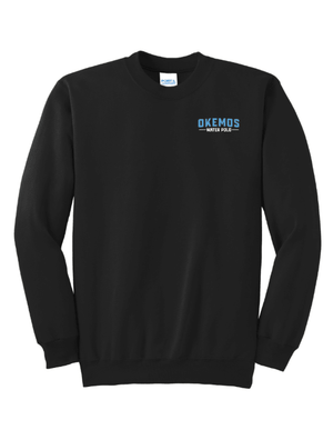 Custom Printed Apparel | Fleece Crewneck Sweatshirt -TALL- | Okemos Water Polo Apparel Fall 2026 - Okemos Water Polo Fall 2026