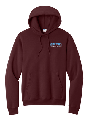 Custom Printed Apparel | Fleece Pullover Hoodie | Okemos Water Polo Apparel Fall 2026 - Okemos Water Polo Fall 2026