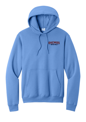 Custom Printed Apparel | Fleece Pullover Hoodie | Okemos Water Polo Apparel Fall 2026 - Okemos Water Polo Fall 2026