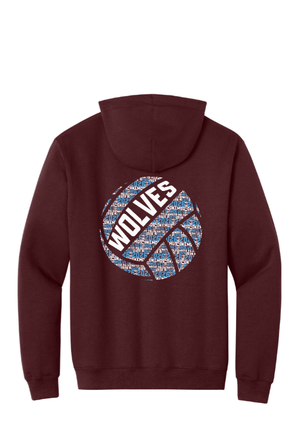 Custom Printed Apparel | Fleece Pullover Hoodie -TALL- | Okemos Water Polo Apparel Fall 2026 - Okemos Water Polo Fall 2026