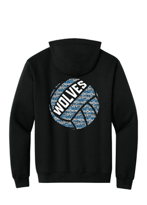 Custom Printed Apparel | Fleece Pullover Hoodie -TALL- | Okemos Water Polo Apparel Fall 2026 - Okemos Water Polo Fall 2026