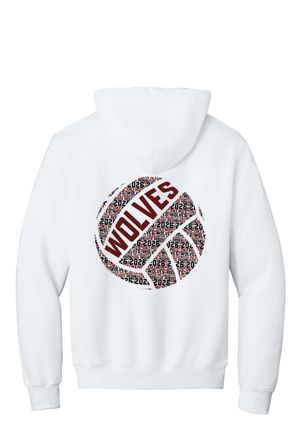 Custom Printed Apparel | Fleece Pullover Hoodie -TALL- | Okemos Water Polo Apparel Fall 2026 - Okemos Water Polo Fall 2026