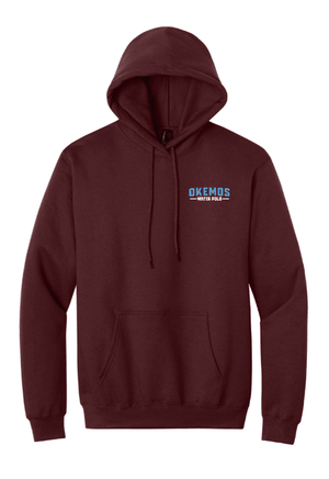 Custom Printed Apparel | Fleece Pullover Hoodie -TALL- | Okemos Water Polo Apparel Fall 2026 - Okemos Water Polo Fall 2026