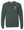 St. Patrick Winter Spirit Wear - Adult Fleece Raglan Crewneck Sweatshirt (Grey / Forest)