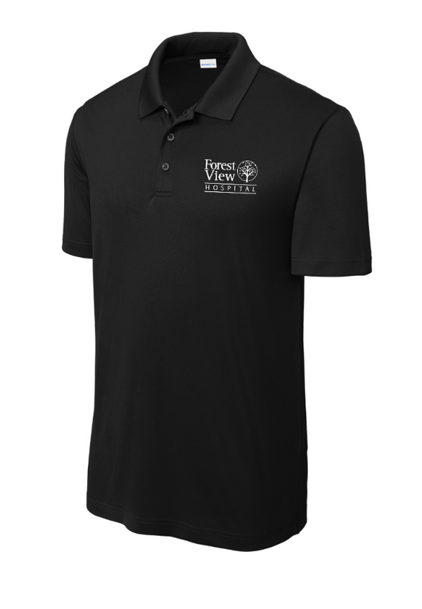 Forest View Hospital Apparel - Men's Performance Polo (Green, Navy, Grey, Black)