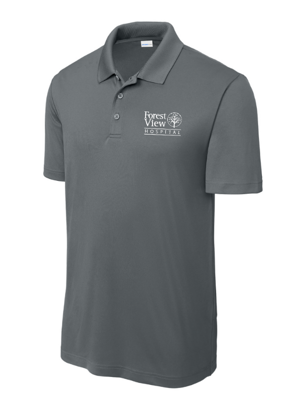 Forest View Hospital Apparel - Men's Performance Polo (Green, Navy, Grey, Black)