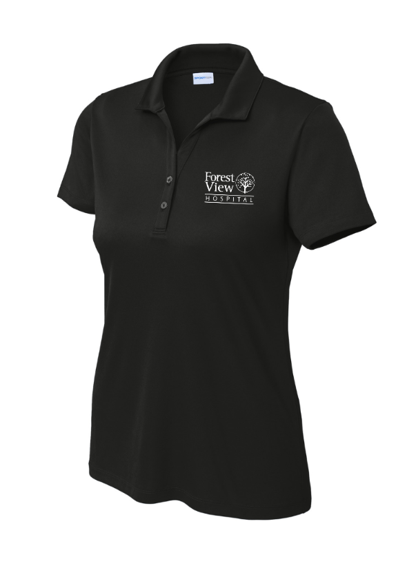 Forest View Hospital Apparel - Women's Performance Polo (Green, Navy, Grey, Black)