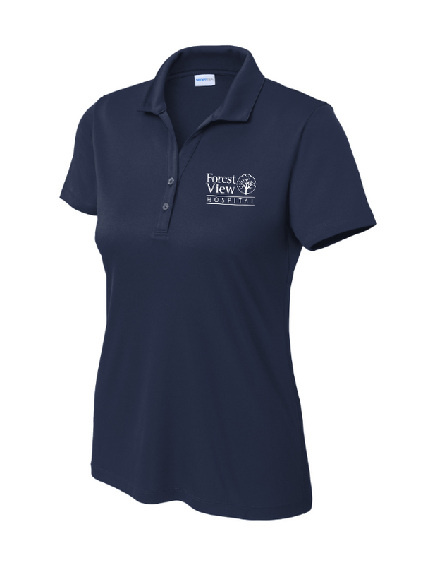 Forest View Hospital Apparel - Women's Performance Polo (Green, Navy, Grey, Black)