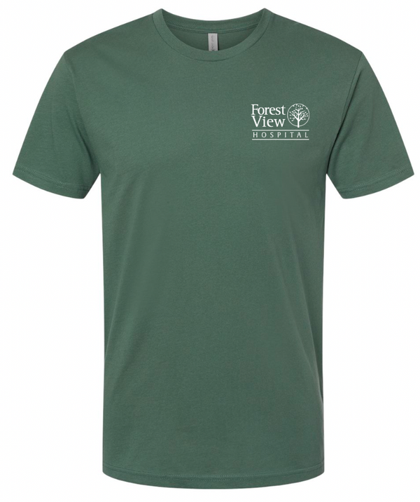 Forest View Hospital Apparel - Unisex T-Shirt (Pine, Navy, Grey, Black)