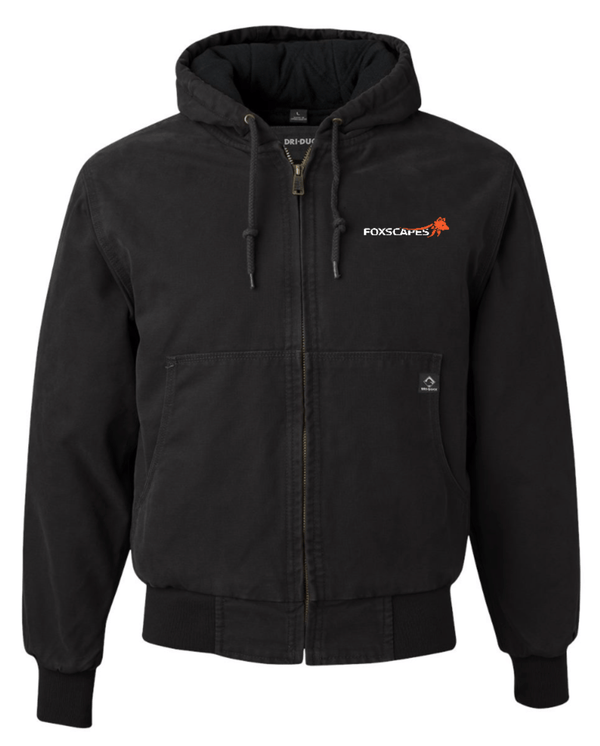 Custom Printed Apparel | Foxscapes - Dri Duck Hooded Work Jacket - Foxscapes - 18512