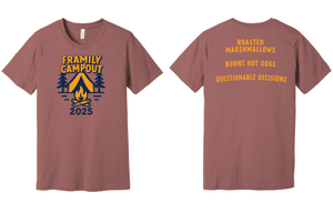 Custom Printed Apparel | Framily Camp 2025 - Youth Heavy Cotton T-Shirt **Military Green / Sand / Indigo Blue** - Family Camp 2025 - 18057