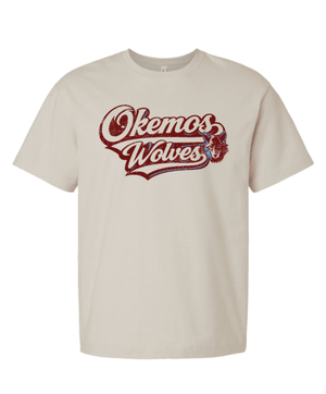 Custom Printed Apparel | FULFILLMENT | OKEMOS WOLVES - Unisex Heavyweight Tee - Okemos Public Schools