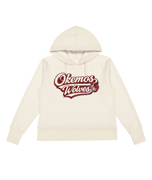 Custom Printed Apparel | FULFILLMENT | OKEMOS WOLVES - Women's Vintage Wash Hoodie - Okemos Public Schools