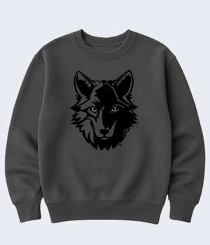 Custom Printed Apparel | FULFILLMENT | Okemos Wolves - Youth Fleece Crewneck Sweatshirt - Okemos Public Schools