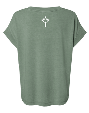 Custom Printed Apparel | FULFILLMENT | SHAMROCKS | Women's Relaxed Vintage Wash Tee - Fabricated Customs