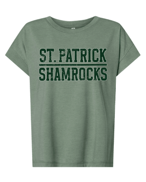 Custom Printed Apparel | FULFILLMENT | SHAMROCKS | Women's Relaxed Vintage Wash Tee - Fabricated Customs