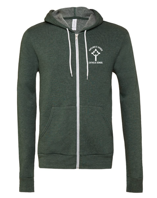 St. Patrick Winter Spirit Wear - Adult Full Zip Hoodie