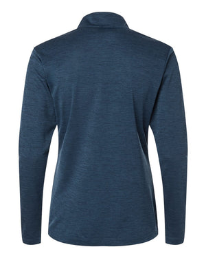 MYOI Allegan/Barry Fall Fundraiser Quarter Zip Navy Melange back view