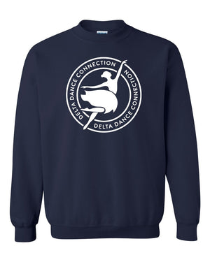 Delta Dance Connection - General Crewneck Navy front view