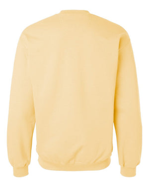 MYOI Allegan/Barry Fall Fundraiser Crewneck Yellow Haze back view