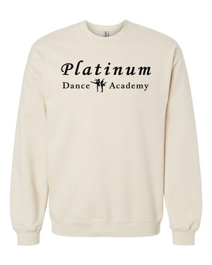 Platinum Dance Academy Crewneck Sand front view