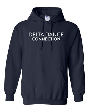 Delta Dance Connection - General Hoodie Navy front view