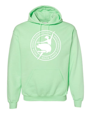 Delta Dance Connection - General Hoodie Mint Green front view
