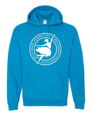 Delta Dance Connection - General Hoodie Sapphire front view