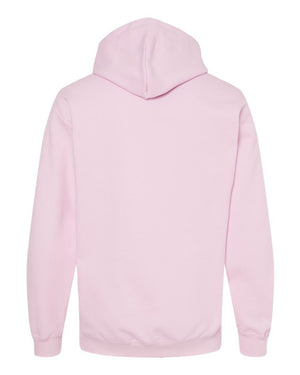 Sigma Alpha Sorority Hoodie Light Pink back view