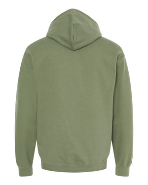 Sigma Alpha Sorority Hoodie Military Green back view