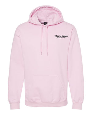 Sigma Alpha Sorority Hoodie Light Pink front view