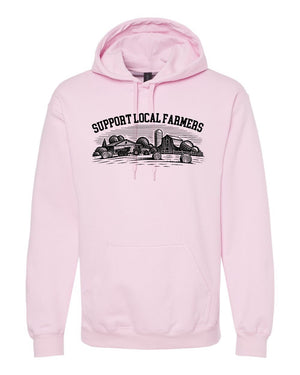Sigma Alpha Sorority Hoodie Light Pink front view