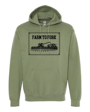 Sigma Alpha Sorority Hoodie Military Green front view