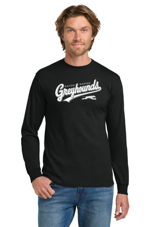 Eaton Rapids Fall Preorder Long Sleeve Black front view