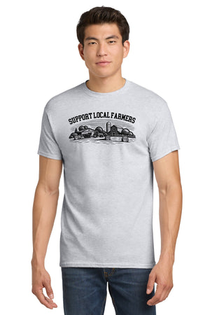 Sigma Alpha Sorority T-Shirt Ash front view