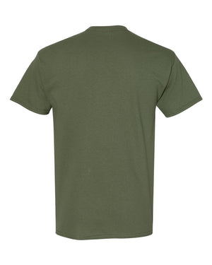 Sigma Alpha Sorority T-Shirt Military Green back view