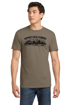 Sigma Alpha Sorority T-Shirt Brown Savana front view