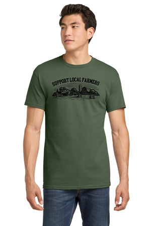 Sigma Alpha Sorority T-Shirt Military Green front view